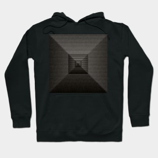 Sacred Geometry 3D Fantasy Pyramid Architecture Hoodie